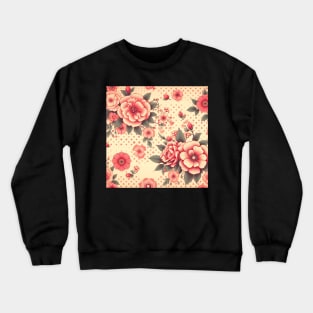 Pink Flowers Crewneck Sweatshirt